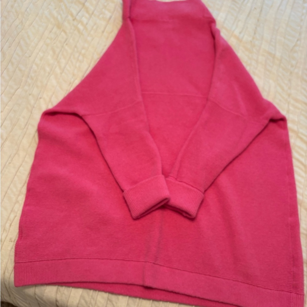 Free People Ottoman Pink Cowl Neck Sweater - Picture 3 of 9